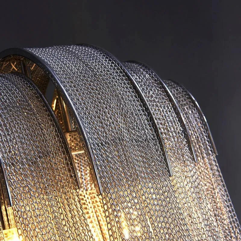 Modern Aluminum Tassel Chandelie. - BH Home Store