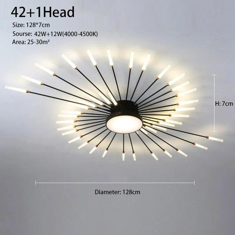 Nordic Fireworks Design Chandelier. - BH Home Store