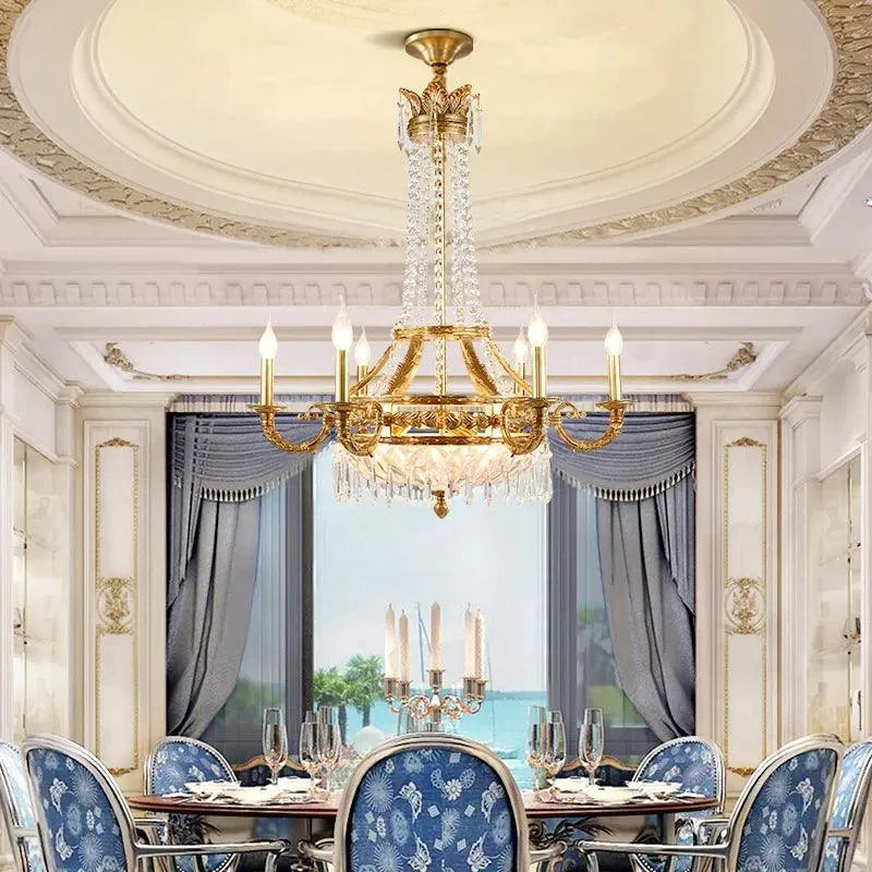 Rococo Gold Flush Pendant. - BH Home Store