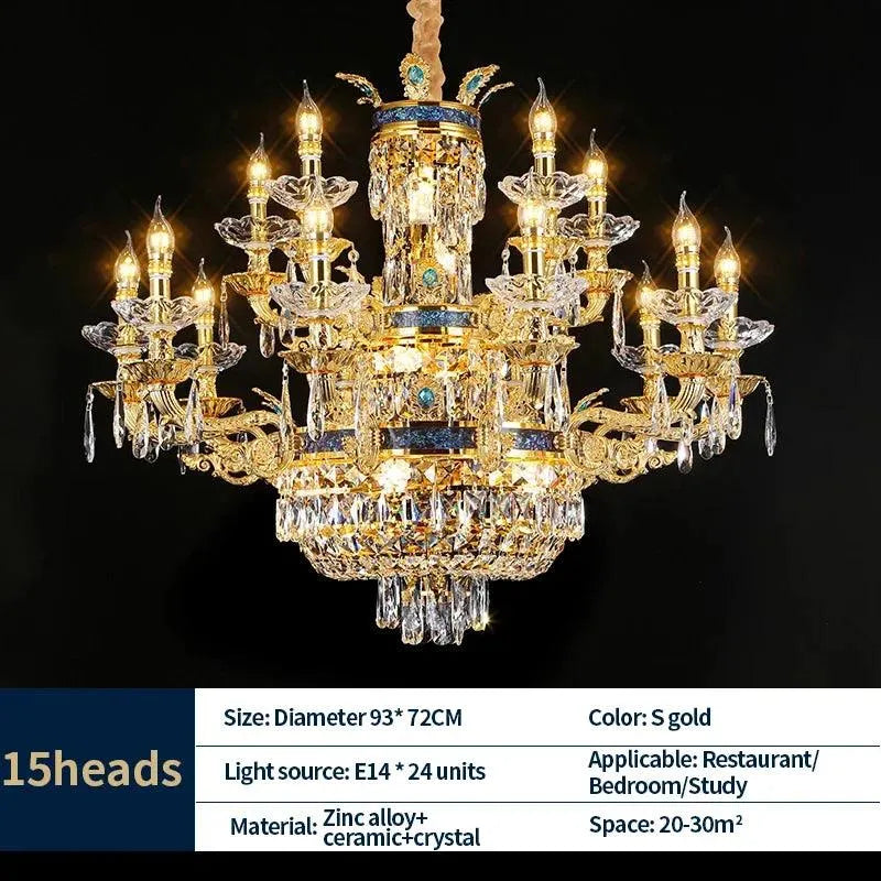 Opulent Double Nordic Chandelier. - BH Home Store