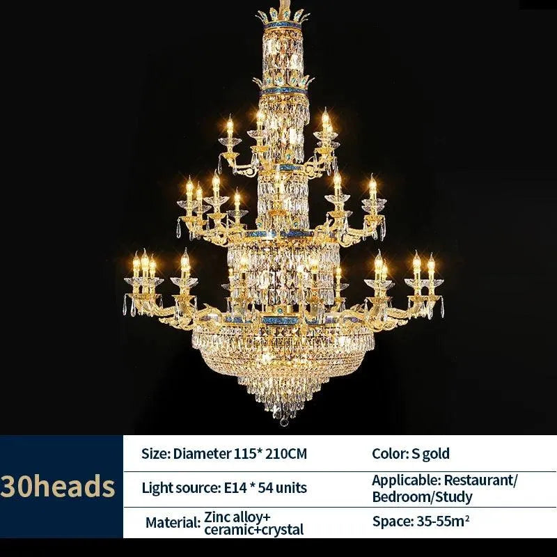 Opulent Double Nordic Chandelier. - BH Home Store