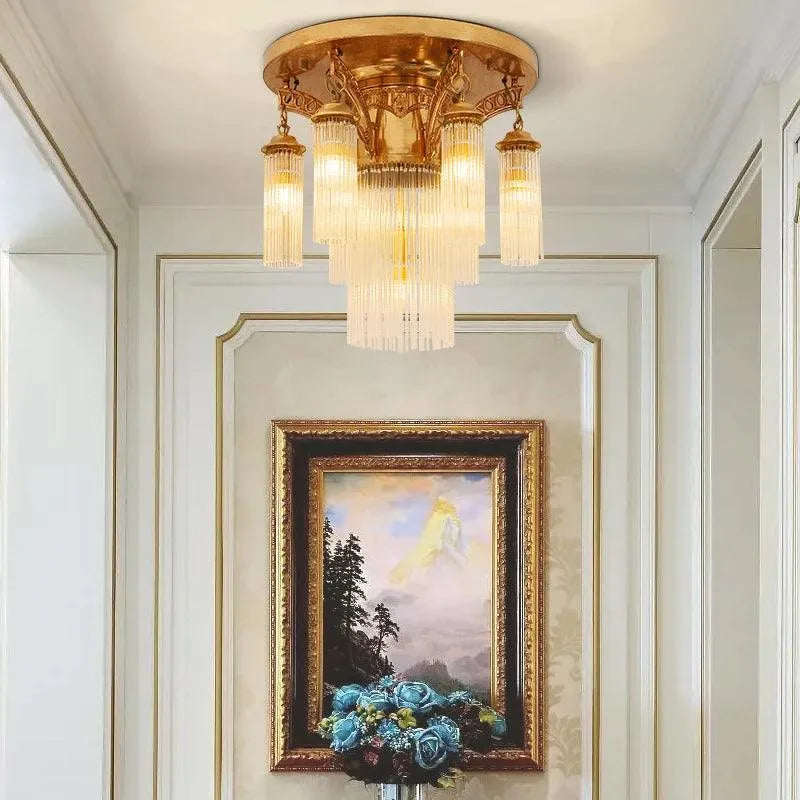 Opulent European Luxury Gold LED Light: Illuminate Your Realm with Regal Brilliance. - BH Home Store