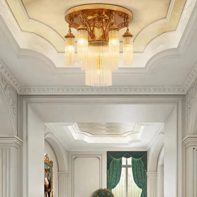 Opulent European Luxury Gold LED Light: Illuminate Your Realm with Regal Brilliance. - BH Home Store