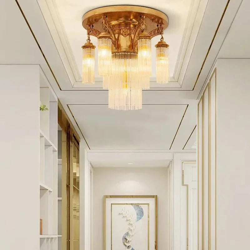 Opulent European Luxury Gold LED Light.