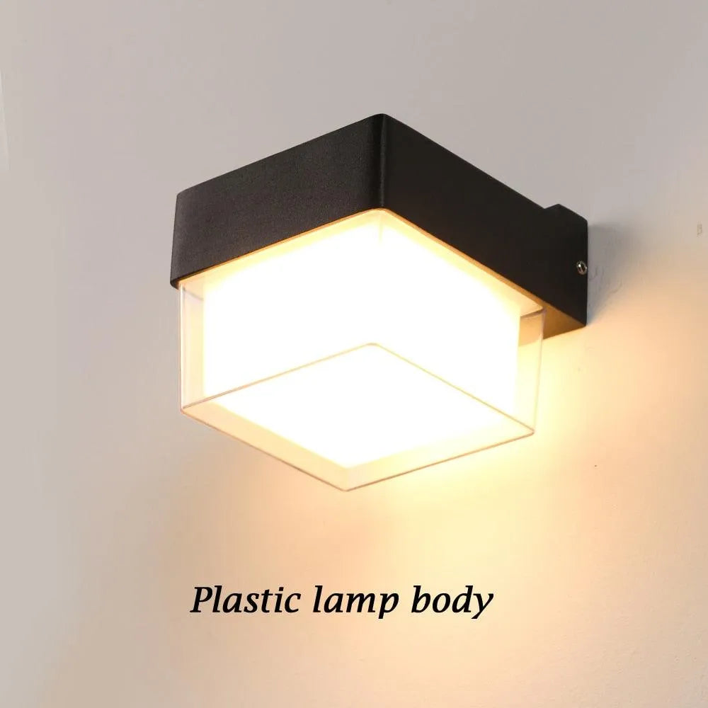 Outdoor LED Wall Mounted Lighting, 2W/12W, IP65 Waterproof Light Fixtures. - BH Home Store