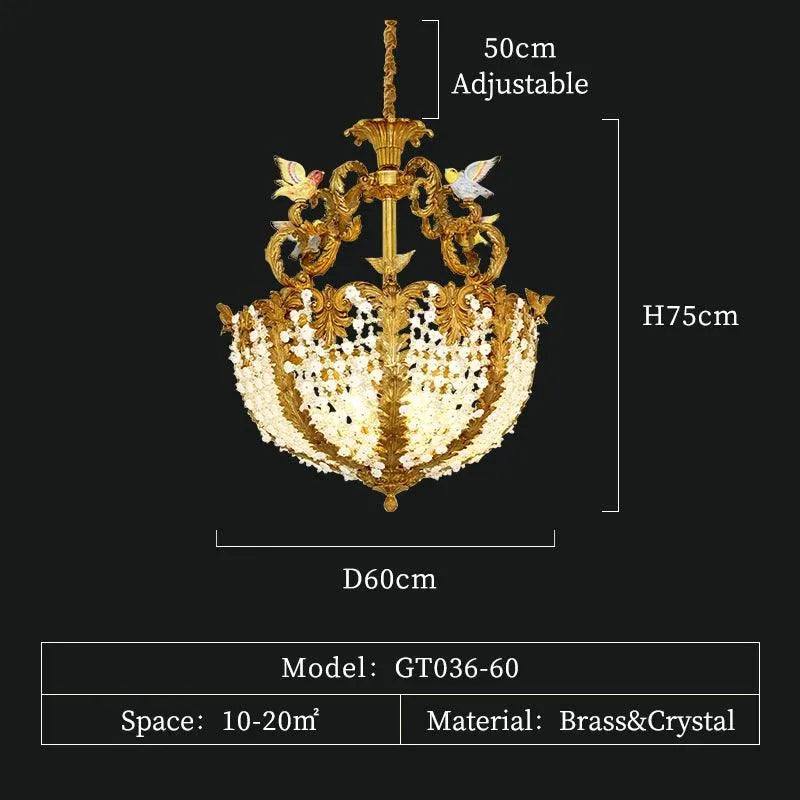 Regal French Style Chandelier. - BH Home Store