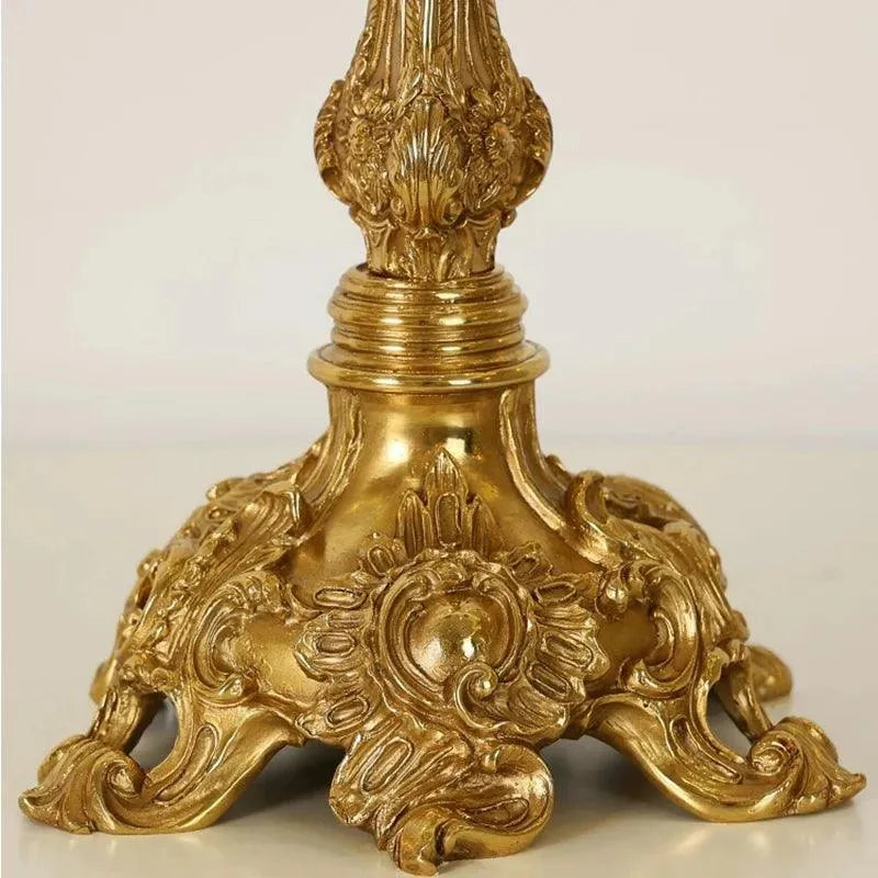 Regal French Vintage Brass Candlestick - Elegance for Your European Classics Villa. - BH Home Store