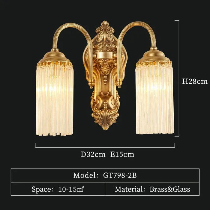 Vatican Style Brass Chandelier. - W32 H28 E15cm