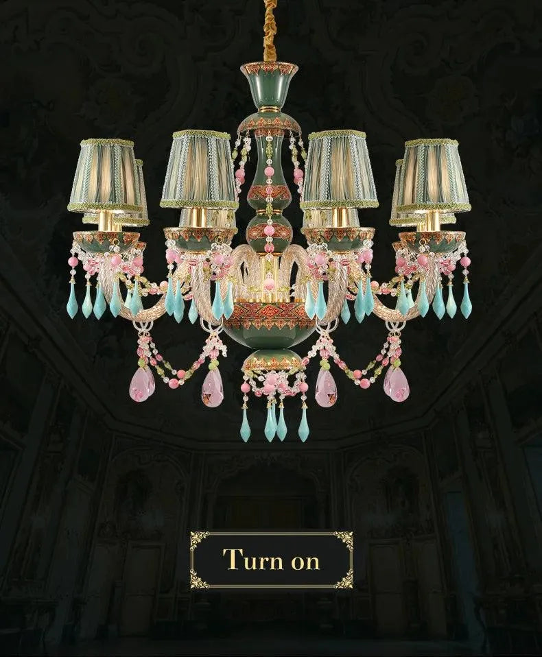 Regal European Crystal Pendant. - BH Home Store