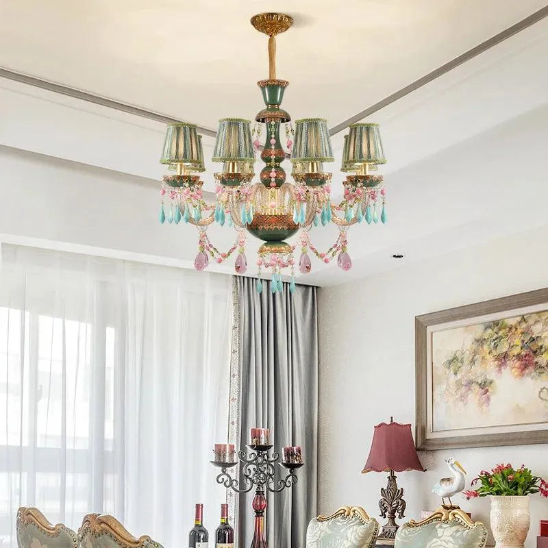 Regal European Crystal Pendant. - BH Home Store