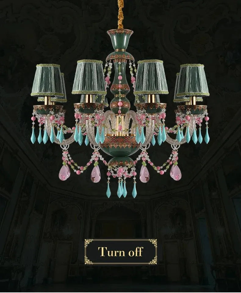 Regal European Crystal Pendant. - BH Home Store