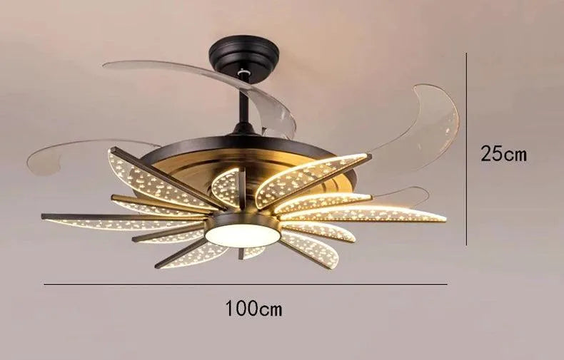 Modern Ceiling Fans with Light. - BH Home Store