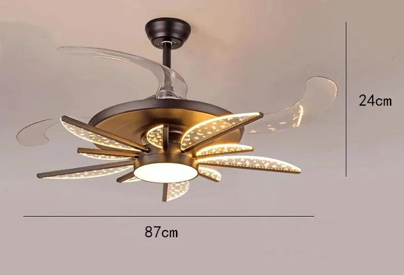 Modern Ceiling Fans with Light. - BH Home Store