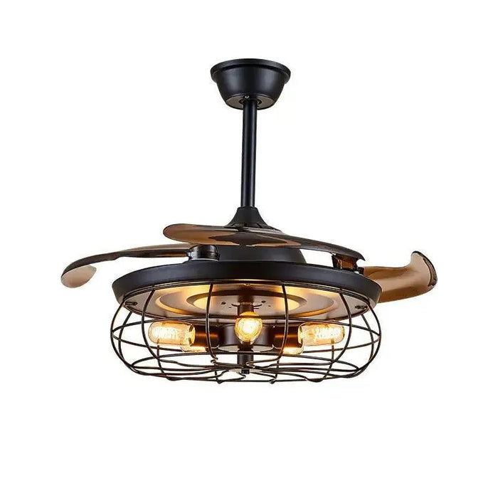 Retro American LED Fan Lamp. - 42inch / 110V