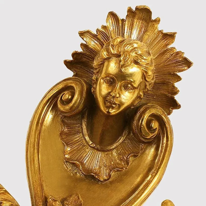 Retro Luxury Golden Copper Wall Light - European Style for Villa and Home. - BH Home Store