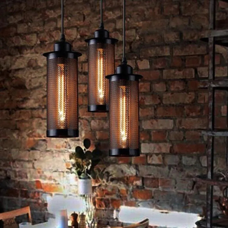 Retro Mesh Cage Pendant. - BH Home Store