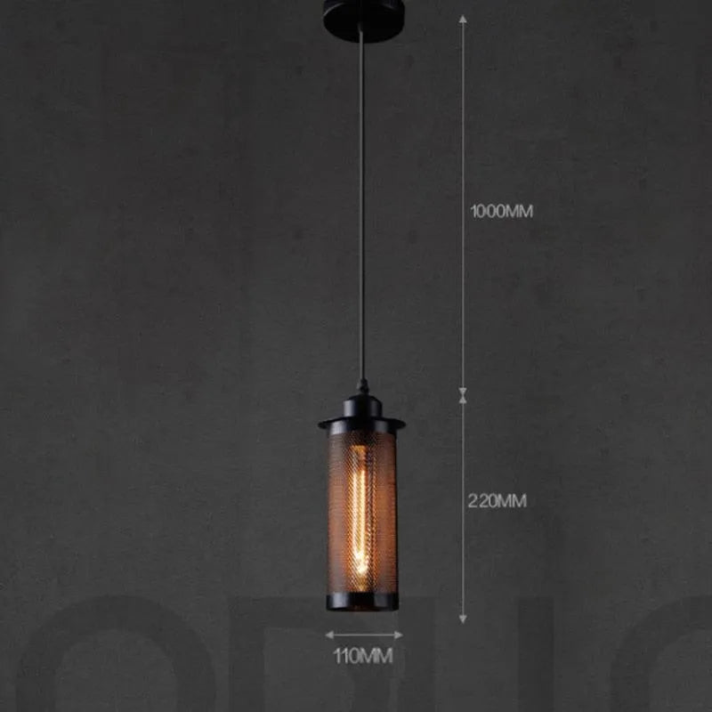 Retro Mesh Cage Pendant. - BH Home Store