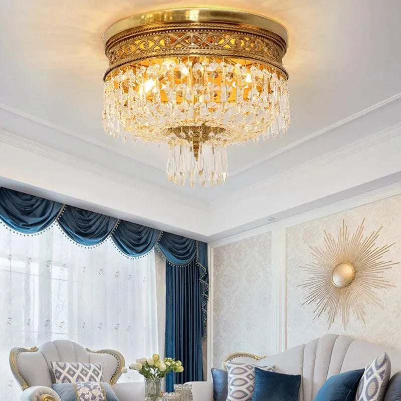 Royal Court Enchanting Crystal Ceiling Lamp.