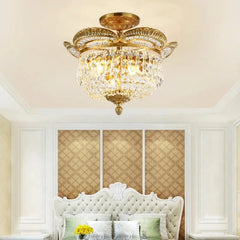 Royal European Crystal Ceiling Lamp.