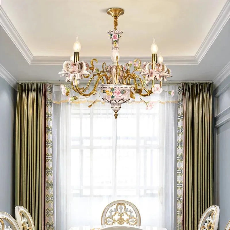 Royal Garden Brass Chandelier. - BH Home Store