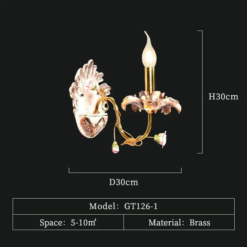 Royal Garden Brass Chandelier. - BH Home Store