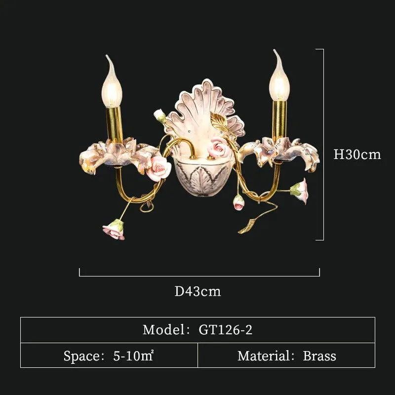 Royal Garden Brass Chandelier. - BH Home Store
