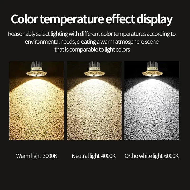 Royal Led Downlight: A Luminary Legacy of Warmth and Splendour. - BH Home Store