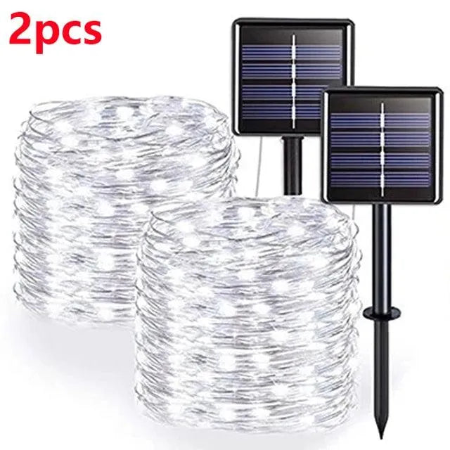 Solar-Powered LED Fairy Light String for Outdoor, Christmas, and Garden Decor. - BH Home Store