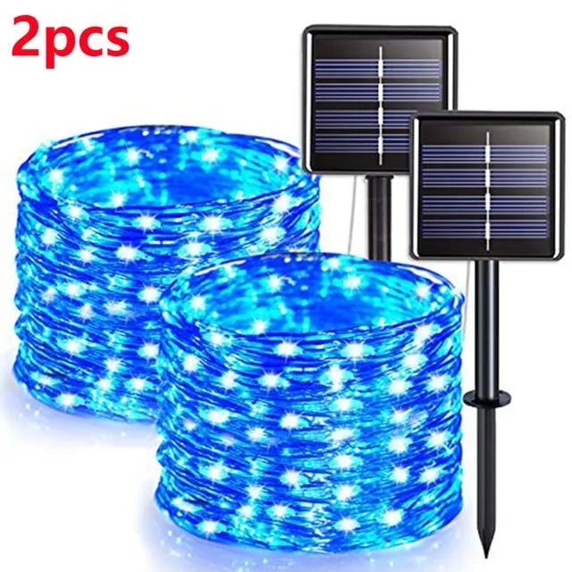 Solar-Powered LED Fairy Light String for Outdoor, Christmas, and Garden Decor. - BH Home Store