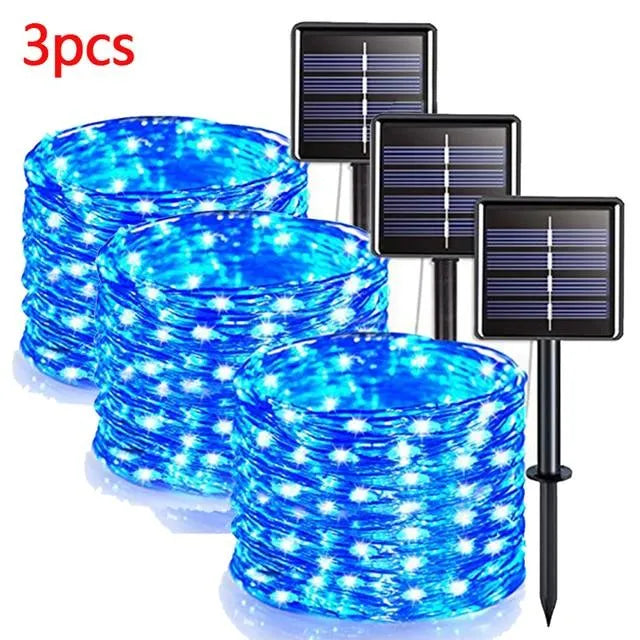 Solar-Powered LED Fairy Light String for Outdoor, Christmas, and Garden Decor. - BH Home Store