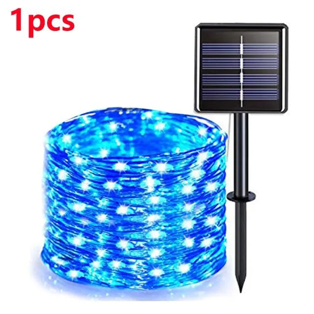 Solar-Powered LED Fairy Light String for Outdoor, Christmas, and Garden Decor. - BH Home Store