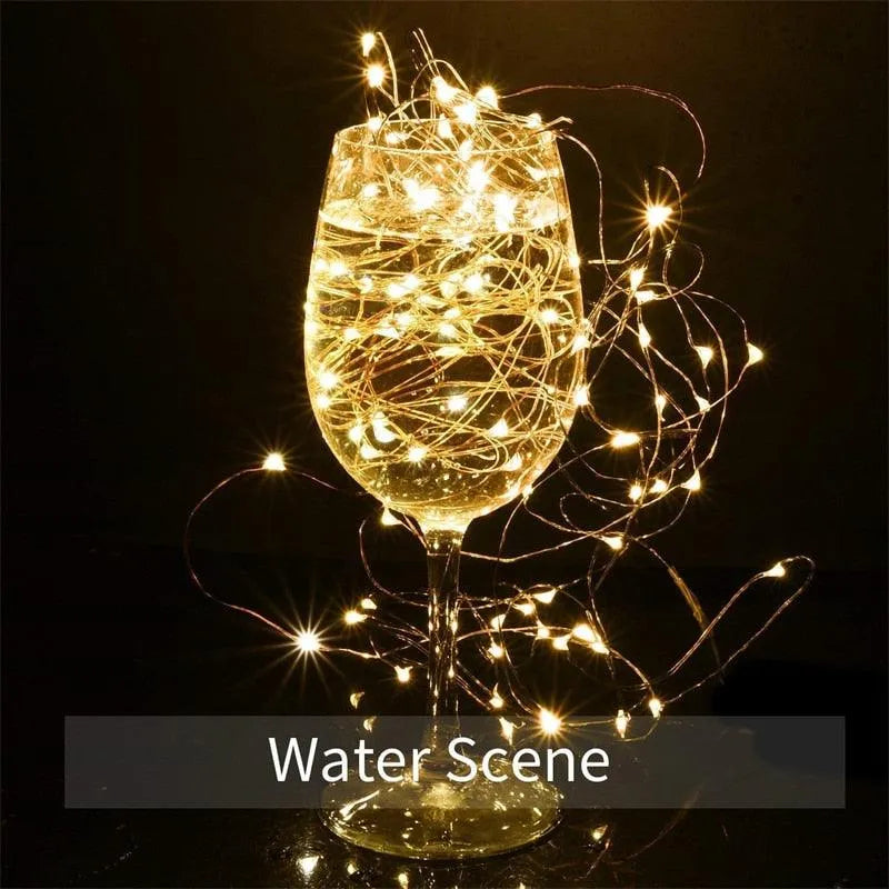 Solar-Powered LED Fairy Light String for Outdoor, Christmas, and Garden Decor. - BH Home Store