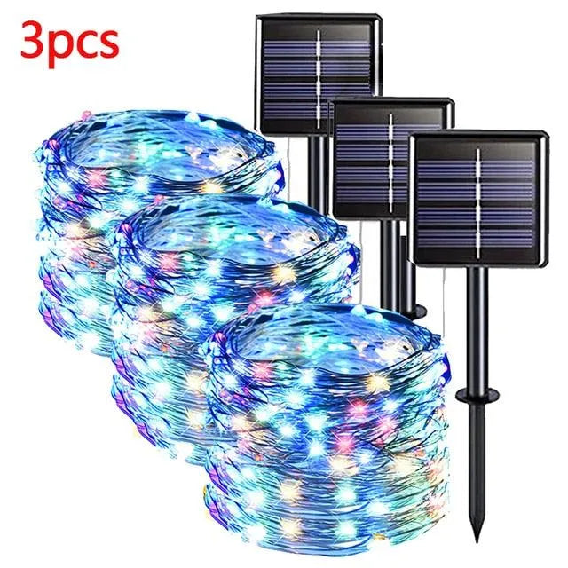 Solar-Powered LED Fairy Light String for Outdoor, Christmas, and Garden Decor. - BH Home Store