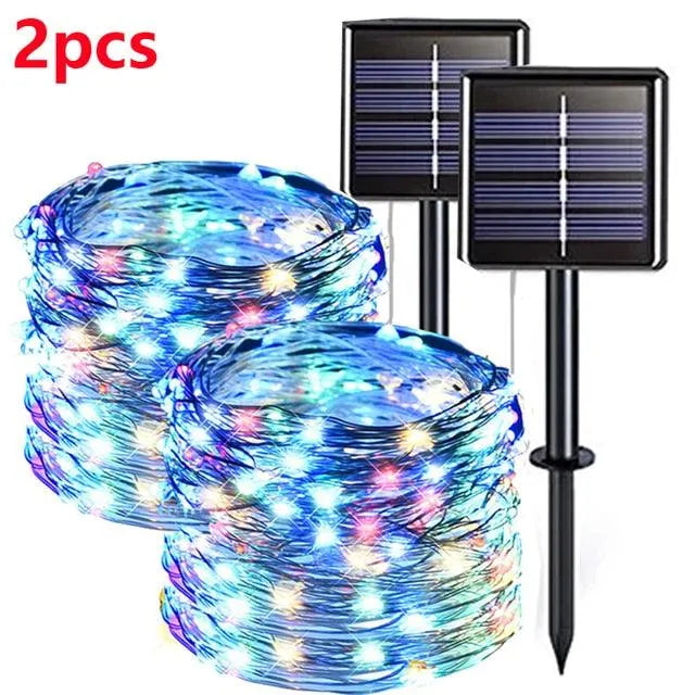 Solar-Powered LED Fairy Light String for Outdoor, Christmas, and Garden Decor. - BH Home Store