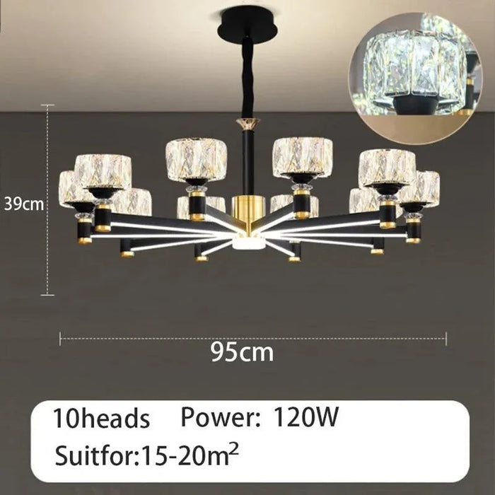 Aluminum and Crysta Light. - 10Heads