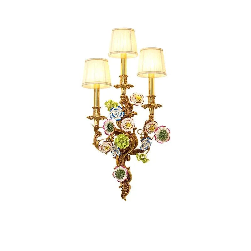 Sophisticated European Copper Wall Light, French Inspired for Living Room and Bedroom Decor. - BH Home Store