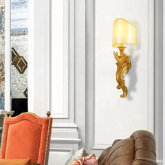 Sophisticated Full Copper European Wall Light, Vintage Mid-Century Style for Elegant Interiors.