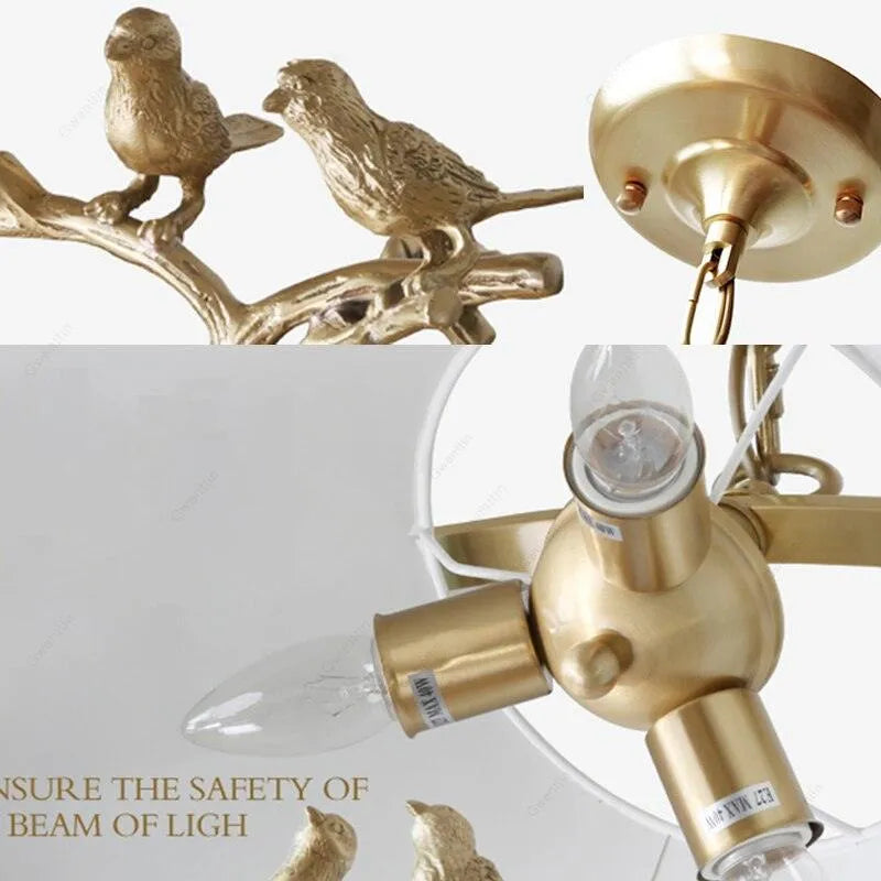 Vintage Copper Bird Pendant. - BH Home Store