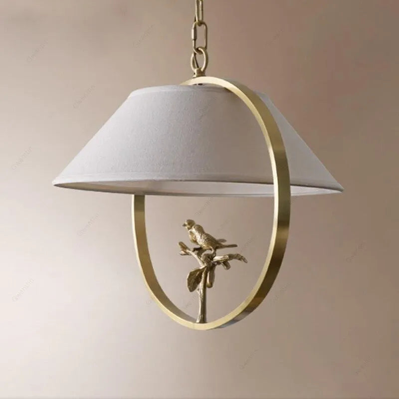 Vintage Copper Bird Pendant. - BH Home Store