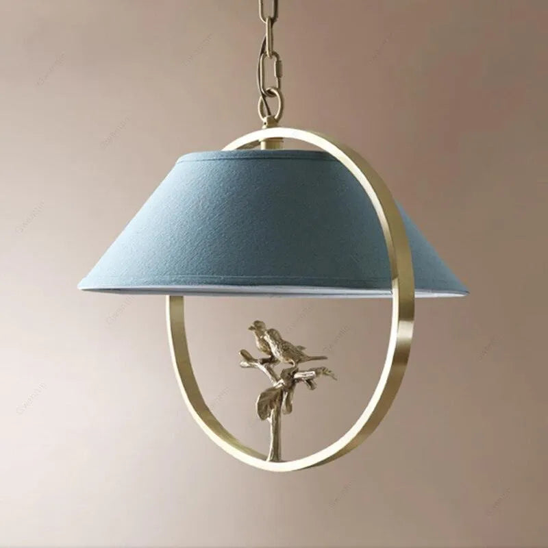 Vintage Copper Bird Pendant. - BH Home Store