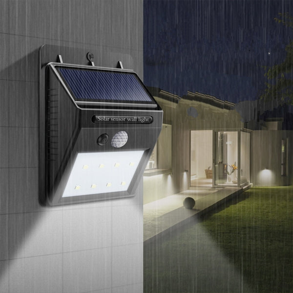 2Pcs Solar-Powered Outdoor Lamps, Waterproof with Motion Sensor for Illumination - BH Home Store